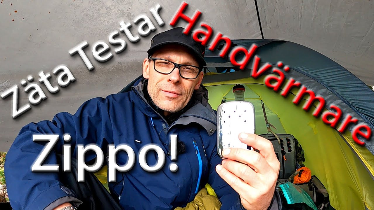 Zäta testar Zippo handvärmare som värmekälla i sovsäcken