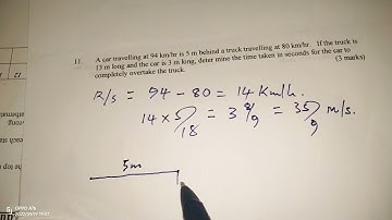 RELATIVE SPEED AND RELATIVE DISTANCE