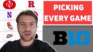 I Picked EVERY Big Ten College Football Game!