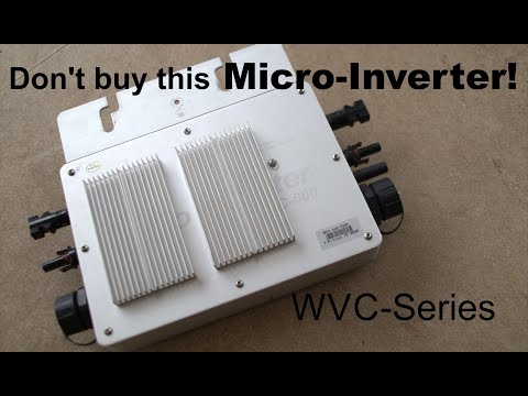 WVC-300, WVC-600, WVC-1200 Chinese Micro-Inverter. Do not buy this [email protected] Never!