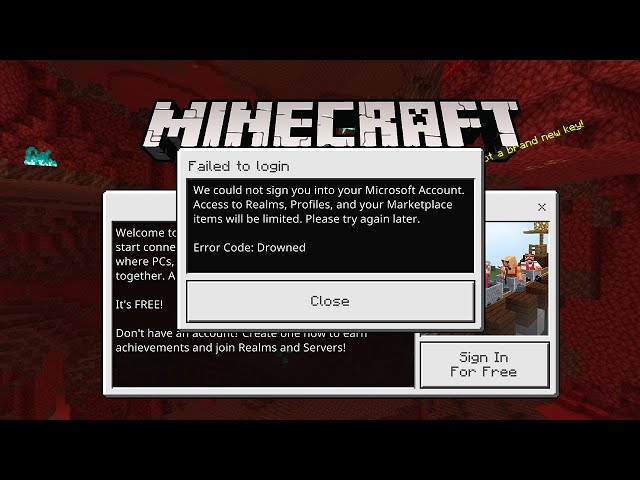 Minecraft 溺死したエラー コードを修正する方法