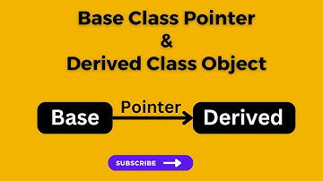Base Class Pointer & Derived Class Object in C++ | C++ Tutorials for Begginers