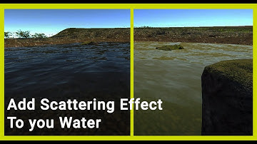 Add Scattering/Fresnel Effect to your Water | Unity Tutorial | ShaderGraph | Subsurface Scattering |