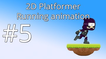 5. Unity 5 tutorial for beginners: 2D Platformer - Running animation