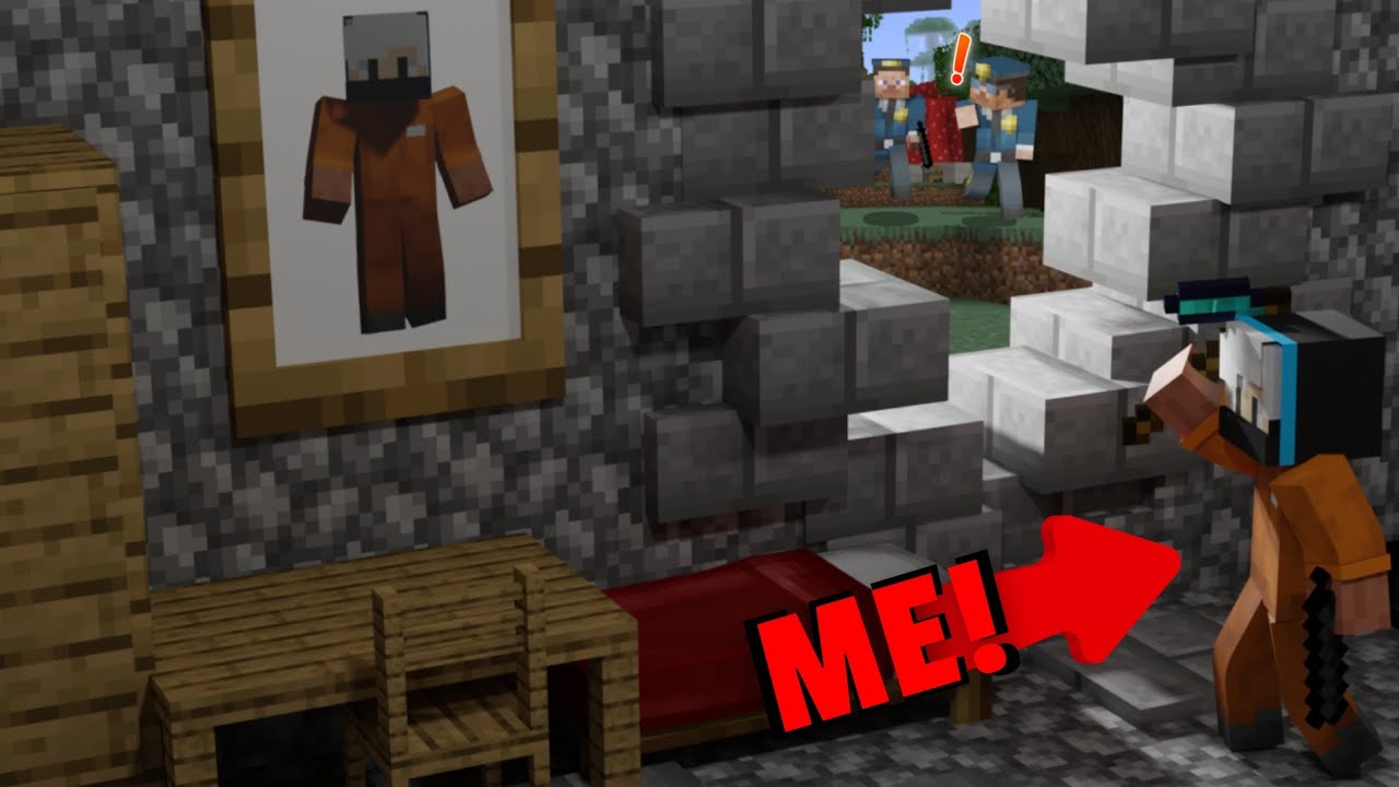 Escape The Prison In Minecraft! - YouTube