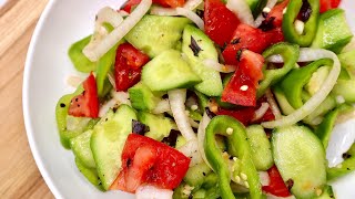 How To Make Armenian Summer Salad Ամառային Աղցան Eats With Gasia