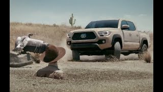 ... you ca watch the new and funny toyota tacoma commercial featuring
chuck norris joshua shibata....