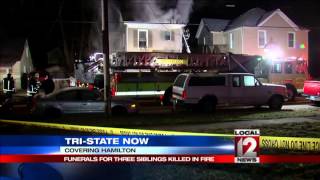 Funeral for three children killed in Hamilton fire