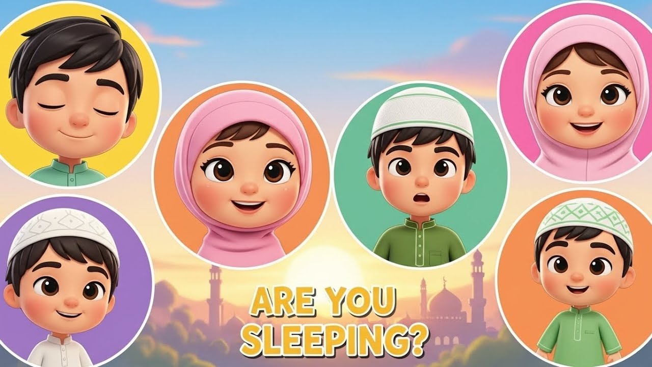Спишь, маленький мусульманин? Изучи утреннюю молитву (фаджр) с помощью этой исламской песни.