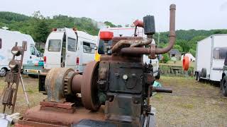 Morwellham Quay Lister-Petter Rally 2021. stationary engine.