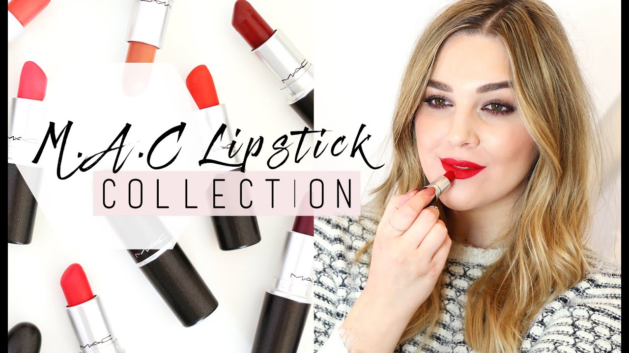 MAC Lipstick Collection Swatches I Covet Thee YouTube