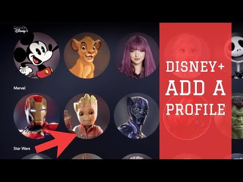 Disney Plus- How to Add a Profile on Disney+