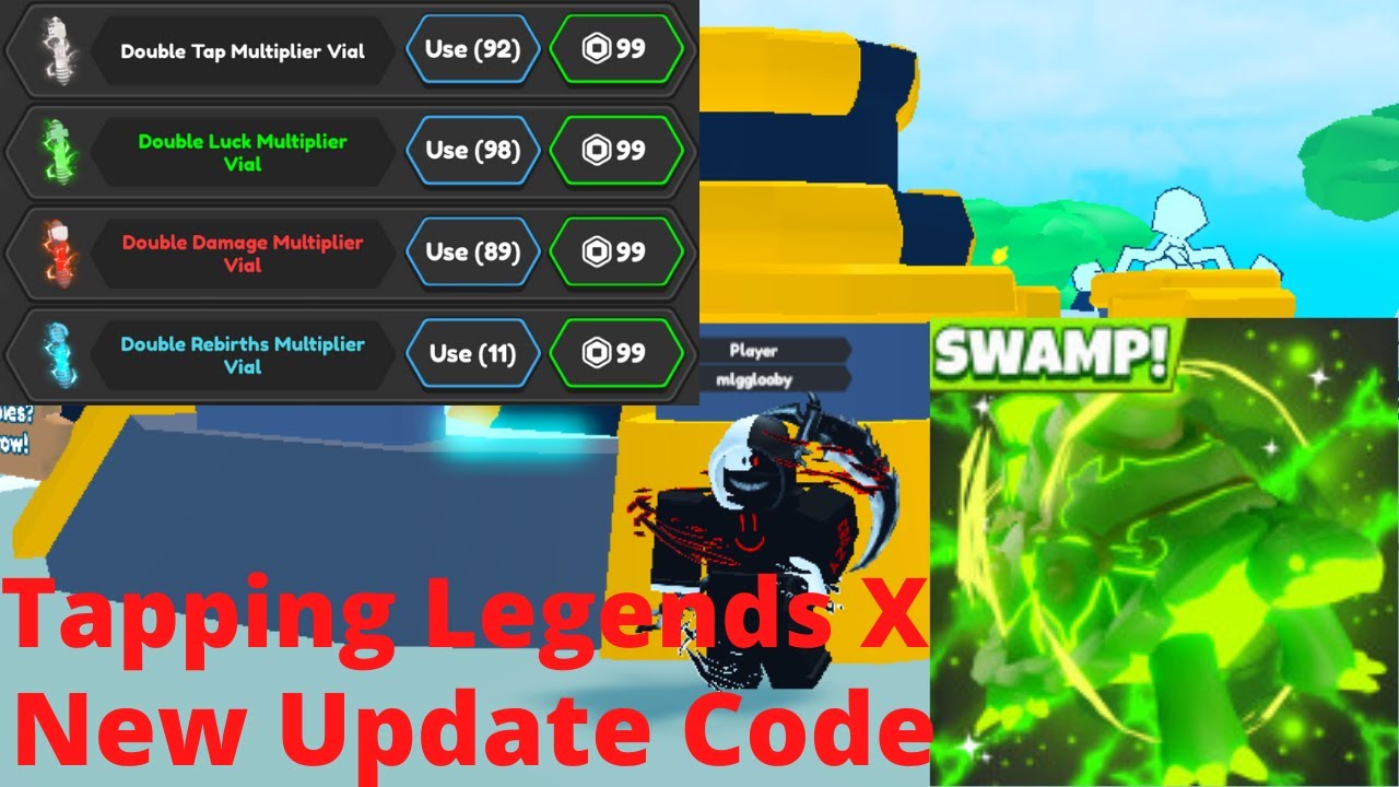*1 NEW CODE* *UPDATE* ALL WORKING IN TAPPING LEGENDS X JULY 2022! Roblox Simulator.