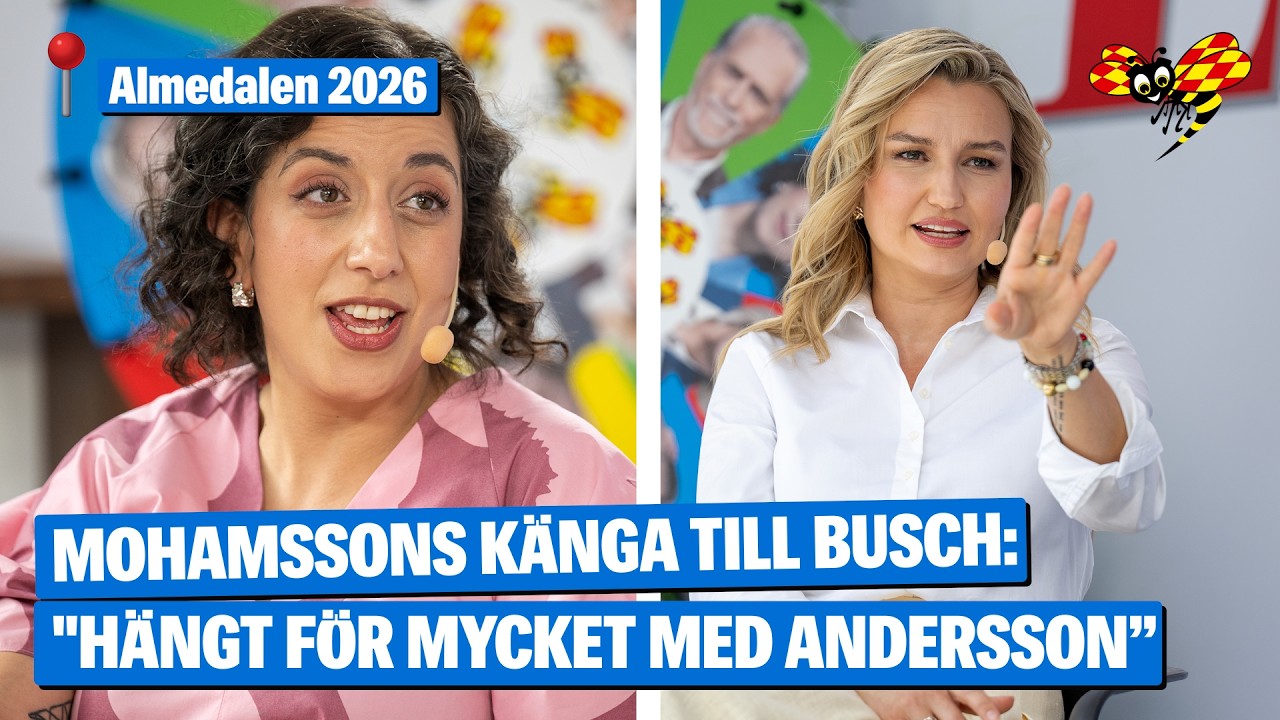 Simona Mohamsson intervjuas i Almedalen
