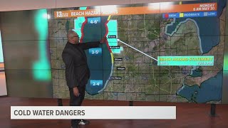 National Weather Service warns of unsafe swimming, boating conditions along Lake Michigan