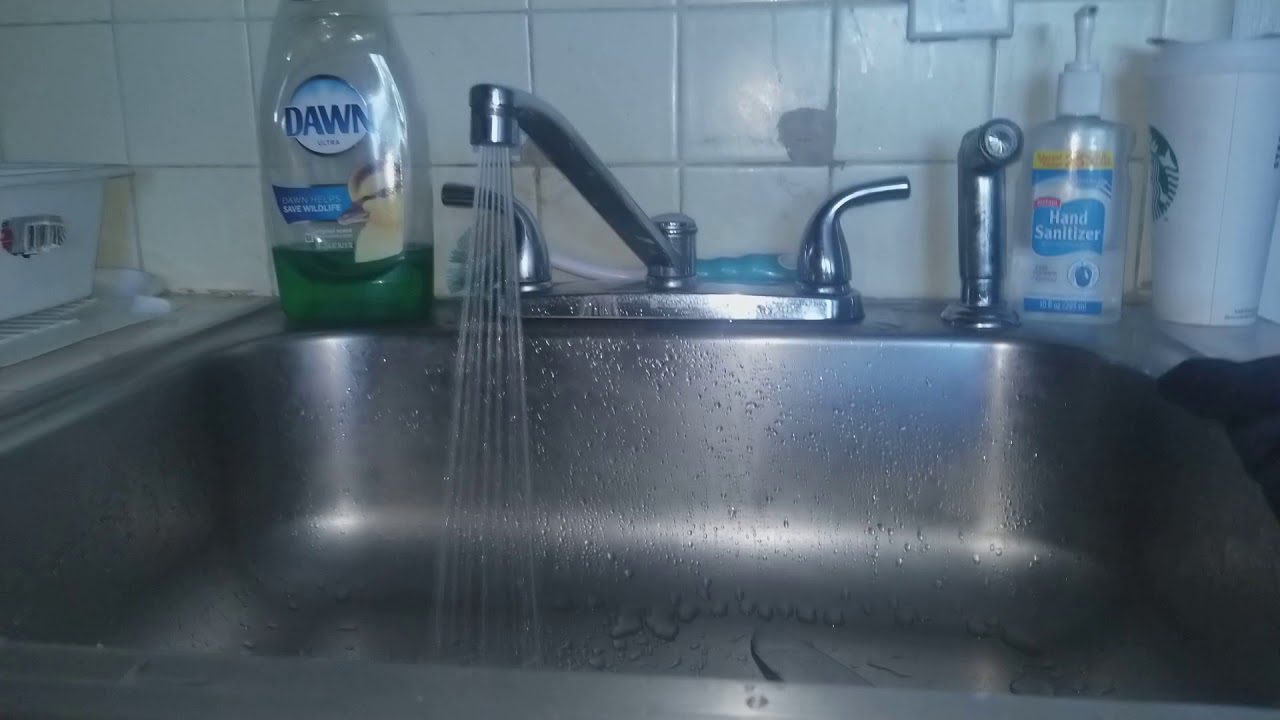 271019 before video kitchen sink hot water cannot close complete YouTube