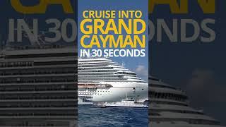 Christmas Cruise Into Grand Cayman, Georgetown #Shorts