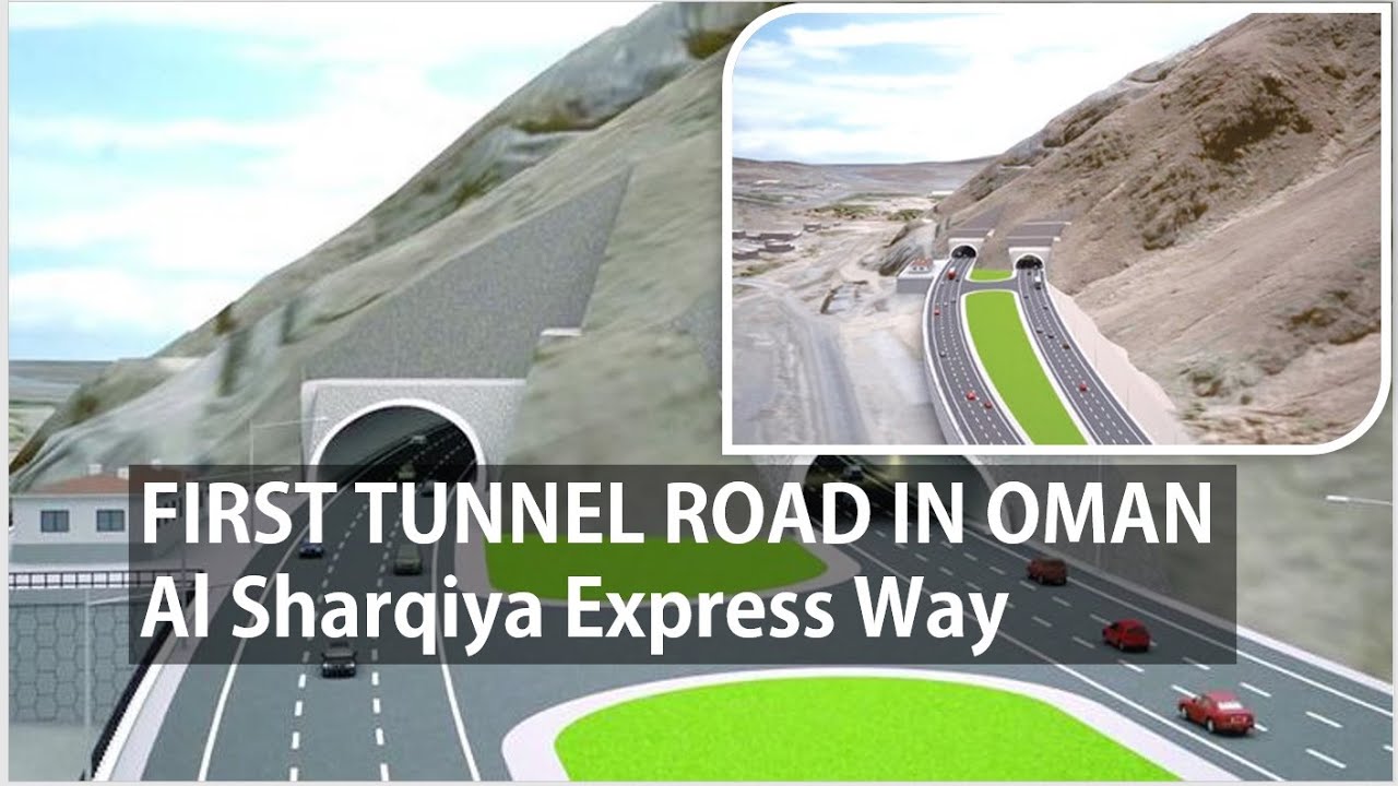 First Tunnel Road in Oman Al Sharqiya Express Way YouTube