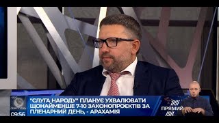 Ефір на телеканалі "Прямий"