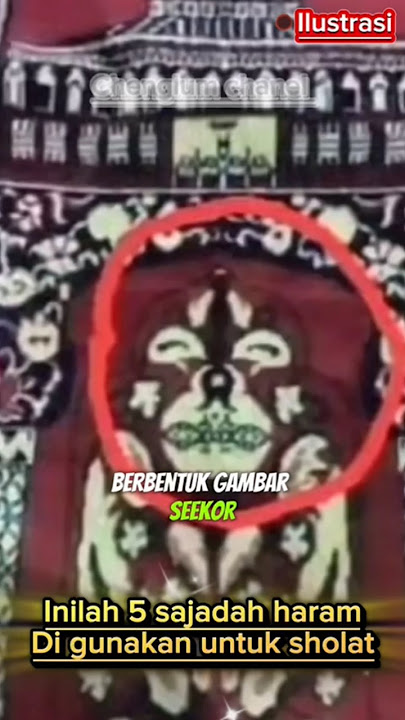 inilah 5 sajadah yang haram di gunakan untuk sholat #shortvideo #hatihati #sajadsh