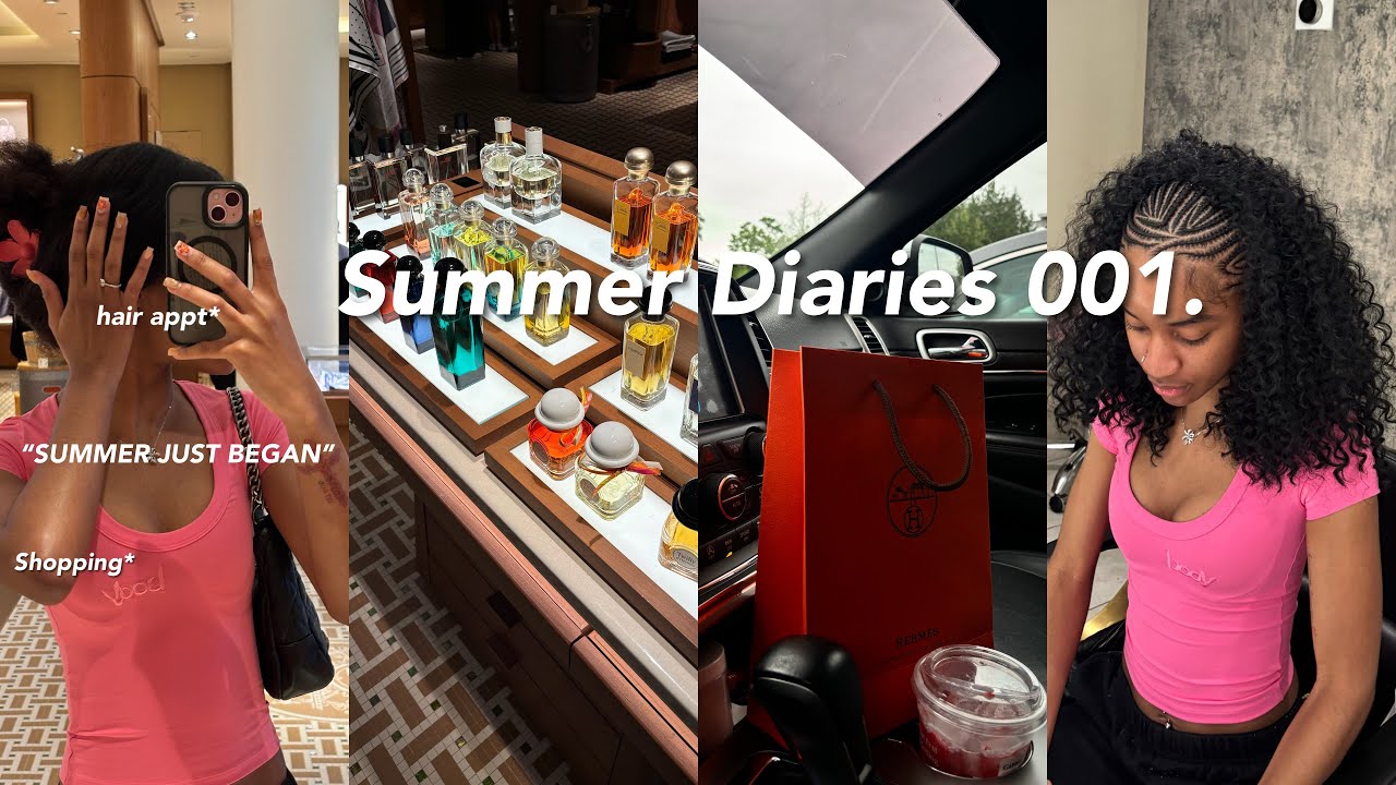 SUMMER DIARIES 001 “summer just began!” hair, shopping and more|| Gabriel’s Diary