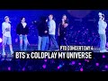 BTS x COLDPLAY My Universe + Ending PTD Concert Day 4  Fancam