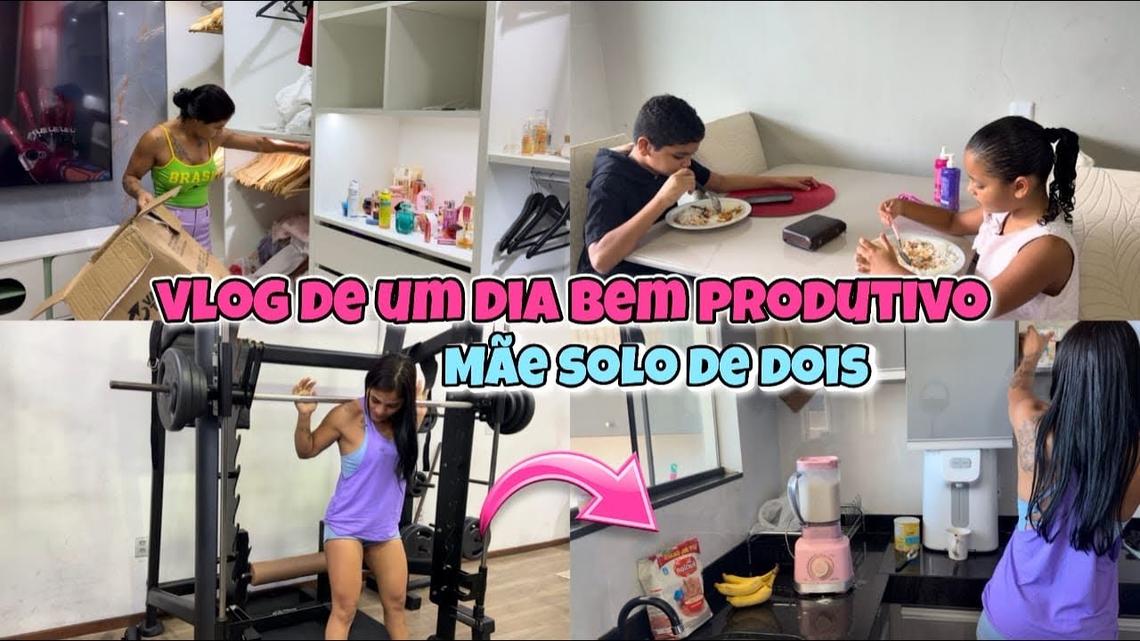 ROTINA PUXADA COM AS CRIANÇAS // VLOG NO MERCADO // FAXINEI A COZINHA E A LAVANDARIA 