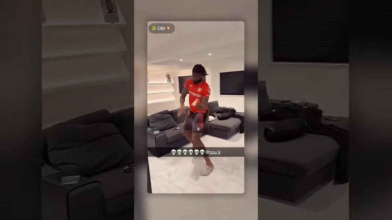 Tolu Arokodare celebrating his first goal for Wolves. 