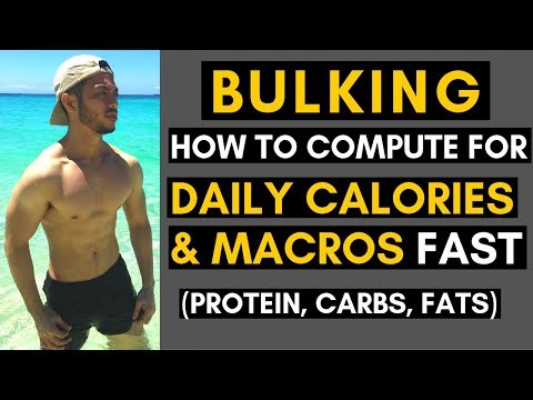 Vid. 07: BULKING DIET: how to compute for daily CALORIES and MACROS fast | Pinoy Fitness