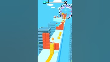 Cube Stack Madness! 🧊🔥 Cube surfer 3d Game Level - 12 #games #gaming #youtubeshort