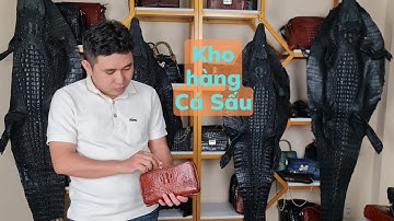 Kho Hàng Da Cá Sấu Của Xưởng Konavis || Trực Tiếp Sản Xuất Chuyên Về Da Cá Sấu Thật