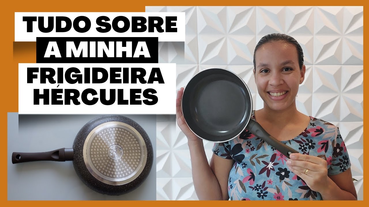COMO FAZER A CURA DA FRIGIDEIRA HERCULES ANTIADERENTE 22cm INDUÇÃO ...