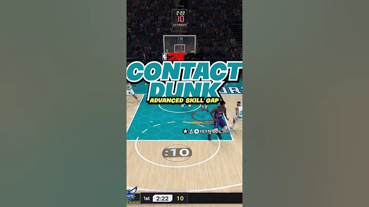 HOW TO GET A DRIVING CONTACT DUNK #nba2k #shorts