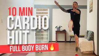 10 Min All Standing HIIT Workout 🔥 Fast Full Body Burn | No Equipment