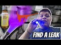 How to find a OIL LEAK using UV DYE