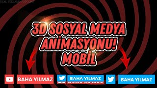Mobilden 3D Sosyal Medya Animasyonu Yapımı