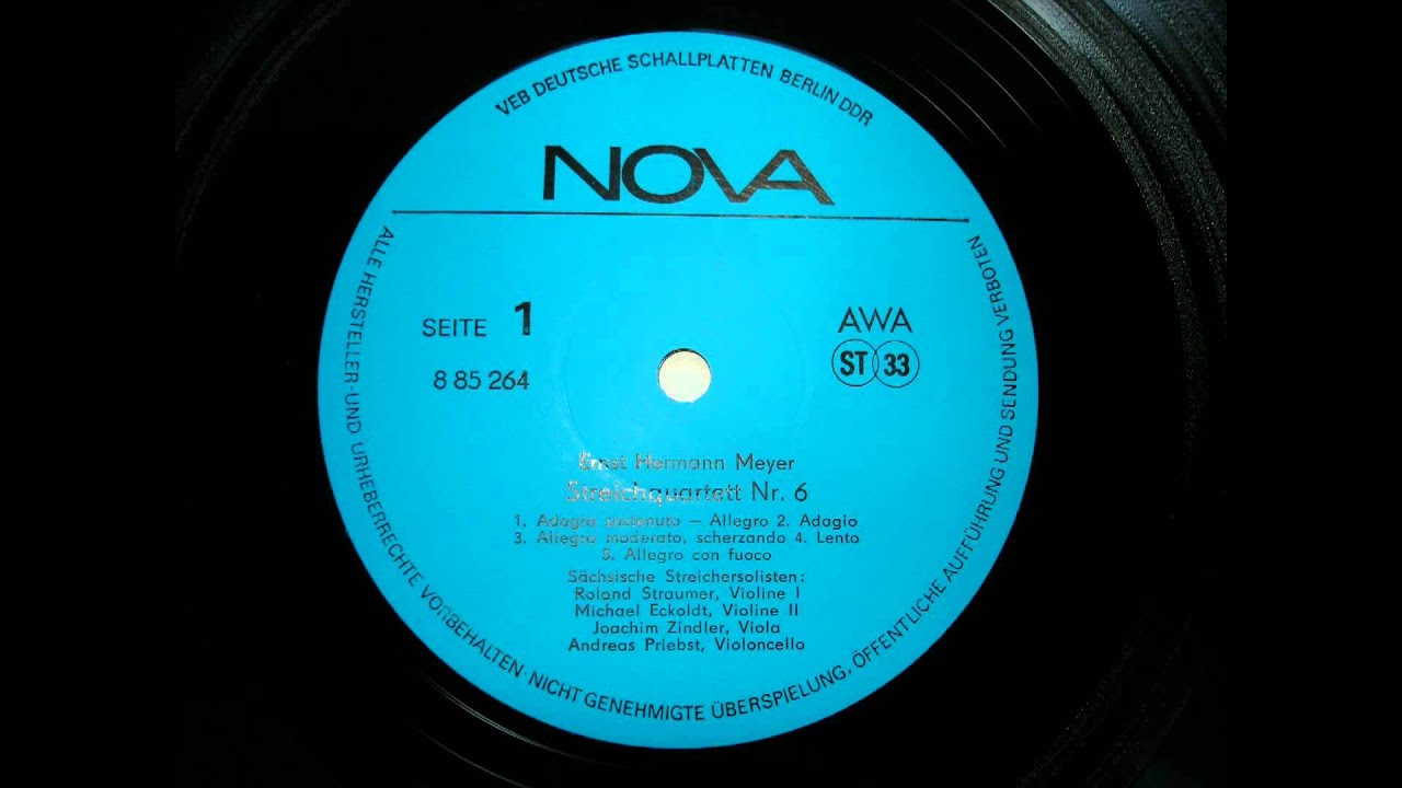 E H Meyer - String Quartet No 6 (1982) 1_3