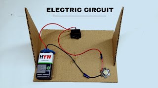 : DIY Simple Electric Circuit Science Project | How to Build a Simple Electric Circuit Using Cardboard