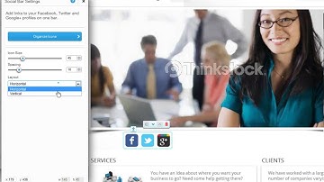 HTML Website Builder   Adding a Social Bar to your Wix com website