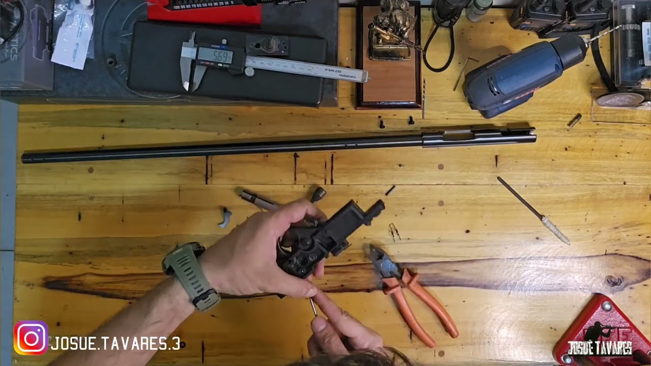 como aliviar e diminuir o curso do gatilho do cbc 8122. UPGRADE 8122!