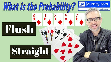 Poker, Combinations, Probability - Flush and Straight