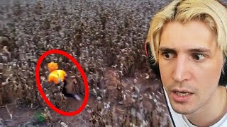 11 Scariest Things Caught By Drones | xQc Reacts