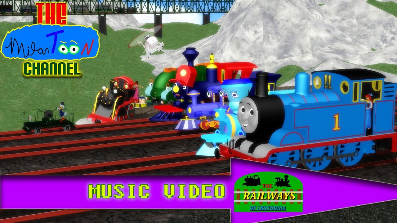 That's What Friends Are For (Chris De Burgh) Music Video | The Railways of Crotoonia