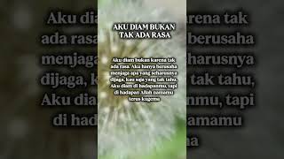 Aku Diam Bukan Tak Ada Rasa skatabijakcinta shortviral