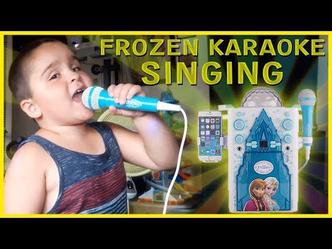 funny-disney-frozen-disco-ball-karaoke-machine-singing