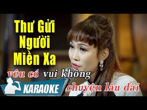 Thư Gửi Người Miền Xa Karaoke Beat (Tone nữ) - Lâm Minh Thảo | Nhạc Vàng Bolero Karaoke
