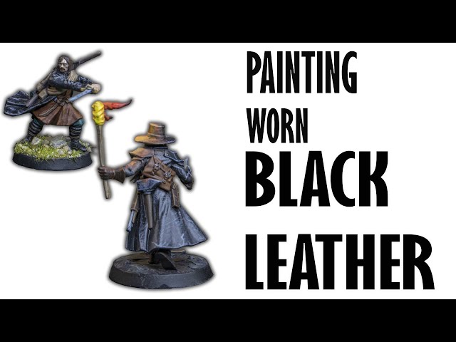 Dave's Model Workshop: New video: How to easily paint black leather boots  on scale model figures