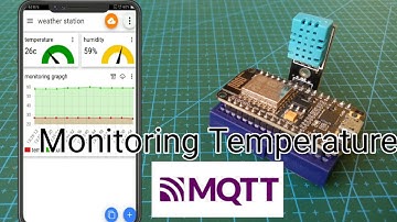 Monitoring Suhu dan Kelembaban via MQTT di android