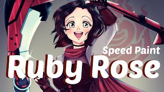 🌹 Ruby Rose Drawing 🌹 - RWBY [Timelapse/SpeedPaint]