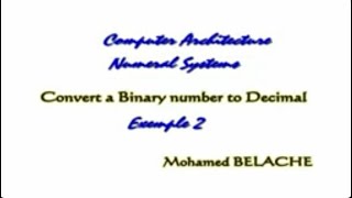 Computer Architecture - Numeral Systems